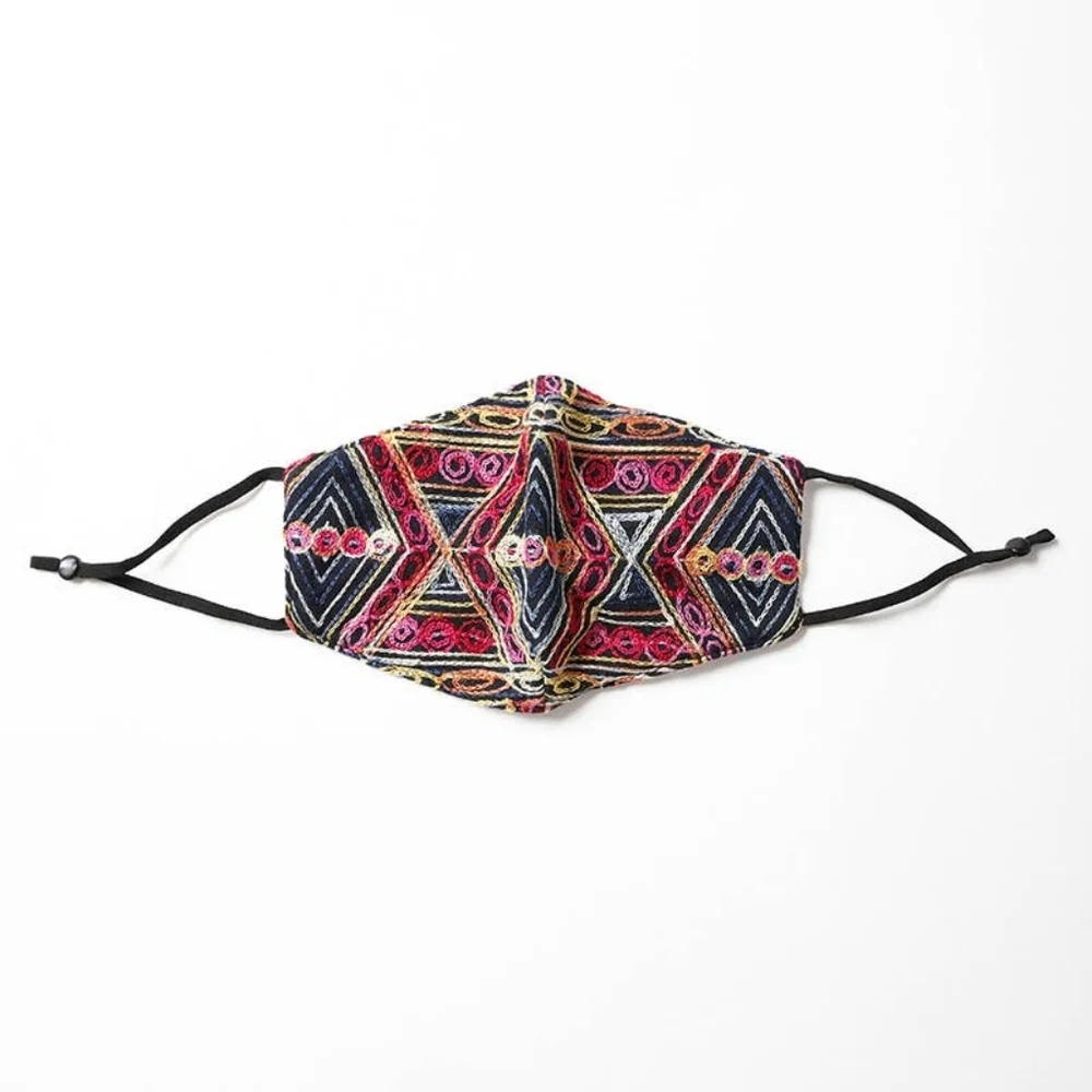 Floral Swirl Boho Women's Facemask filter